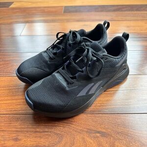 Reebok Men's Black Athletic Sneakers